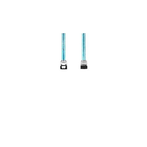 Cable SATA III 6 Gb/s 1 m Angulo 180 Grados Transparente Rosa miniatura 6
