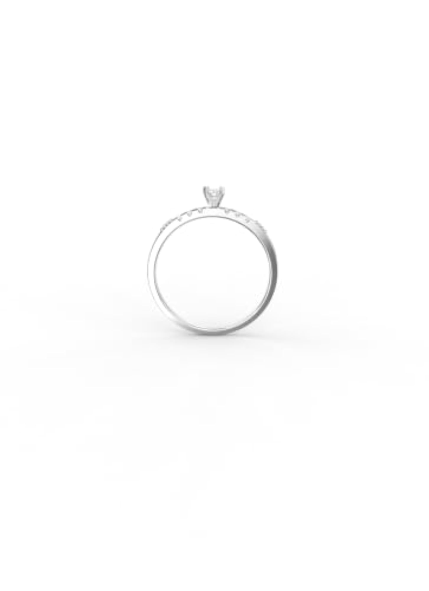Women's Elegant Pear Cut Drop Design Ring