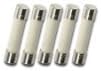 Pack of 5, 5x20mm 15A Slow-Blow Ceramic Fuses T15a 250v