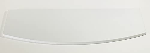 Dekoleidenschaft Wandregal Bücherregal Convex 5 Farben & 2 Größen, Regalboden (weiß, 80x20-27 cm)