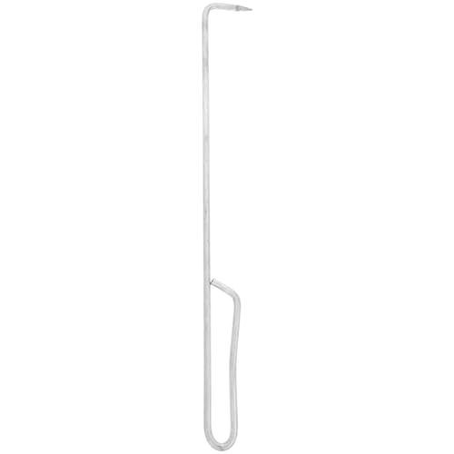 Gogogmee Gancho para Desnatador De Hierro, Herramienta De Gancho De Alcantarilla De 40 Cm, Gancho para Cesta para Desnatador De Piscina, Gancho De Elevación Resistente, Cubierta De