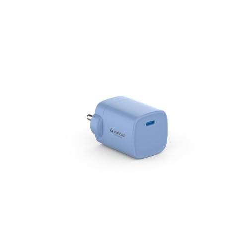 Image of Stuffcool Novus 25W Super Fast GaN Charger for Samsung, Pixel & iPhone Light Blue