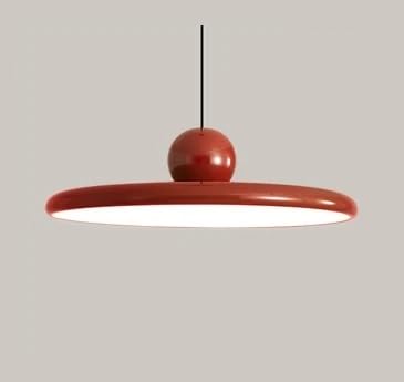 Generico Luce sospesa, Lampade A Sospensione Da Ristorante Nordico For Tavolo Sala Pranzo Camera Letto Cucina Isola Lampadario Decorazioni(Red,Cold White)