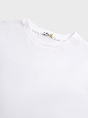 Image of Bewakoof Men's Printed 100% Cotton T-Shirt - Regular Fit, Round Neck, Half Sleeves