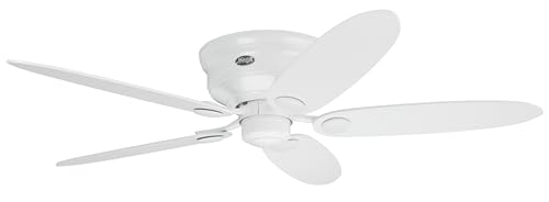 Hunter 132 cm | 52 pouces Ventilateur de Plafond Blanc Profil Bas avec Chaînette, 24377