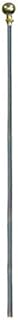 FlagsImp 10 Foot Aluminum Silver Pole with (Ball)