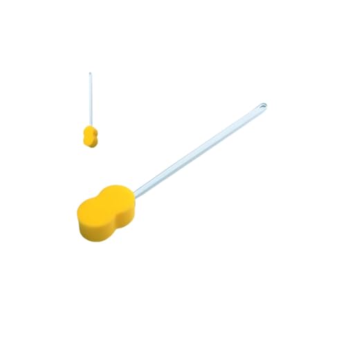 Mobiclinic, Esponja para baño con mango, Egonómica, Integrado de plástico, 57 cm