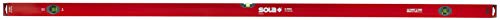 Image of SOLA LSX72 X PRO Aluminum Box Profile Spirit Level with 3 60% Magnified Vials, 72-Inch , Red