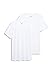 Jockey Men's Undershirt Made in America 100% Cotton Crew Neck Undershirt - 2 Pack, White, L