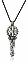 Bajrangi Bhaijaan Salman Khan Salman Salman Estilo Locket Fpr Hombres (1 pieza) Colgante Hanuman Gada con hilo negro, plata, Metal, aleación de