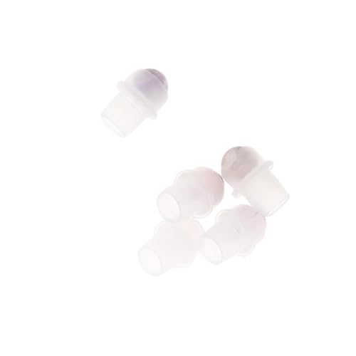 rongweiwang Embouts à bille pour huiles essentielles avec têtes décoratives en pierre précieuse (lot de 5). 5 embouts à bille pour flacons roll-on standard de 9, mm.