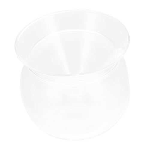 Hoement Bowl De Vidrio Transparente para Ensaladas Frutas y Verduras Recipiente para Cocina y Postres Diseño Atractivo y Funcional