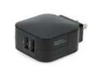 USAC22USB534A USB Wall Charger 1-15P Male to Dual USB 2 0 Female Adapter Power Supply Converter