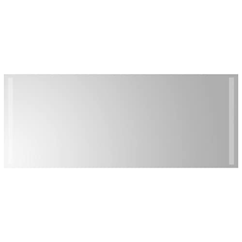 Miroir de salle de bain à LED rétroéclairé moderne format rectangulaire