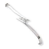 14k White Gold Bangle Bracelet Mounting -2 mm Width