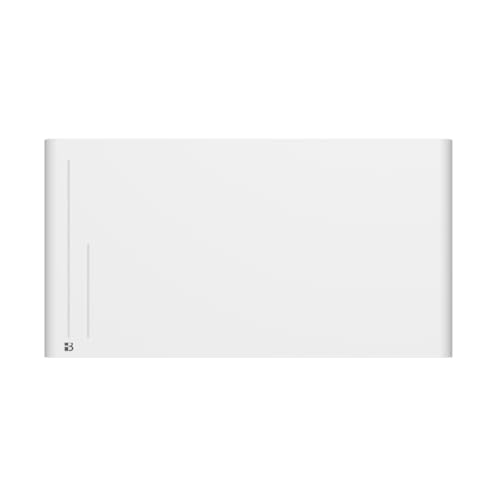BESTHERM - Radiador eléctrico fijo de inercia secador de cerámica 2000 W Bestherm ALBA horizontal blanco