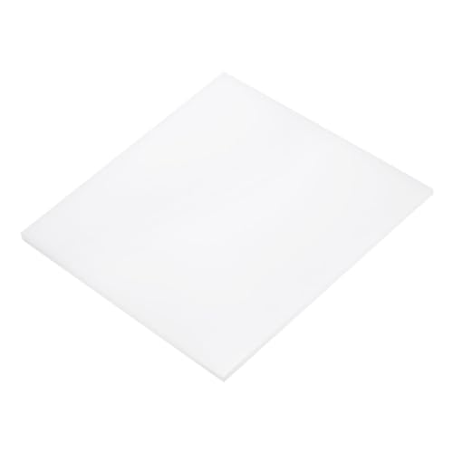Image of DMiotech 12 x 12 x 1 /4 Inch Plastic UHMW Sheets, Ultra High Molecular Weight Polyethylene, Opaque White Polyethylene Board for Automotive, Chemical, Manufacturing, DIY Home Kitchen