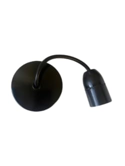Vector 6 Inch Ceiling Pendant Set – Black, B22 Bayonet Cap Lamp Holder, 100W Max, Adjustable Cable, Ideal for Kitchen, Bedroom & Living Room - Image 6