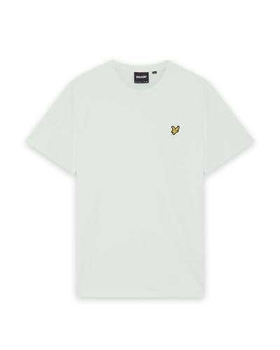 Lyle & Scott T-Shirt pour Homme, avec col Rond et Manches Courtes, avec Logo Aigle doré sur la Poitrine, XS à XXL, Blue Ice, XXL