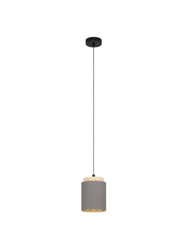 Lustre moderne tissu et bois suspension GL0459 salon salle à manger