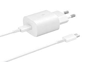 Image of Original 45W Charger Set USB-C to USB-C Cable Ultra Fast Charging Compatible With Galaxy S24 Ultra S24 Plus S24 S23 Plus S23 Ultra S23 FE S22 Tab S9 Z FoldZ Flip -White With Warranty