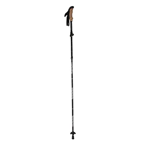 3NH® Black Trekking Walking Hiking Sticks Poles Alpenstock Adjustable - Long