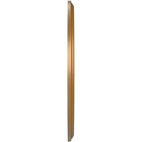 Image of Ekena Millwork CMP19BECGH Berkshire Thermoformed PVC Ceiling Medallion (Fits Canopies up to 8 3 /8 inch), 19 inchOD x 3 1 /2 inchID x 1 inchP, Metallic Gold Rush