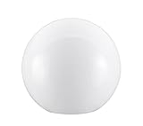 Aspen Creative 28002-31, 8' White Acrylic Replacement Lamp Post Globe with 4' Neckless Opening