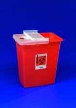 SharpSafety Chemotherapy Sharps Container Part No. 8980 Kendall Healthcare PROD.