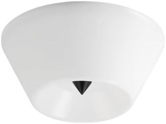 Maxim Lighting 11150WTBK Tack - 15W 1 LED Flush Mount-4.25 Inches Tall and 10 Inches Wide, Finish Color: Black