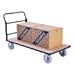 Global Industrial Steel Bound Platform Truck w/Wood Deck, 60 x 30, 8
