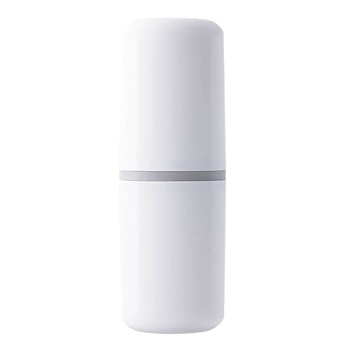 croselyu Boîte de rangement portable pour brosse à dents de voyage, 1 pièce (blanc) Cover