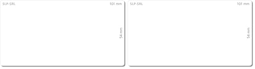 SII Seiko Instruments Étiquettes d'expédition, SLP-SRL, 220 pcs. 1 rouleau (Lot de 2)