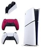 Sony Playstation 5 Slim Digital 825 GB + Charging Station + 2. Red Dualsense Importer Guaranteed