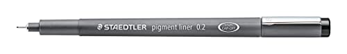 Staedtler 308 02-9 Ve, Pigment Liner Penna Fineliner Nero 0.2 Mm - Astuccio Da 10 - 2