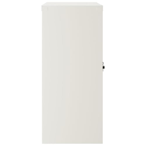 Miniatura 7 de Vidaxl Armario Archivador De Acero Blanco 90x40x90 Cm