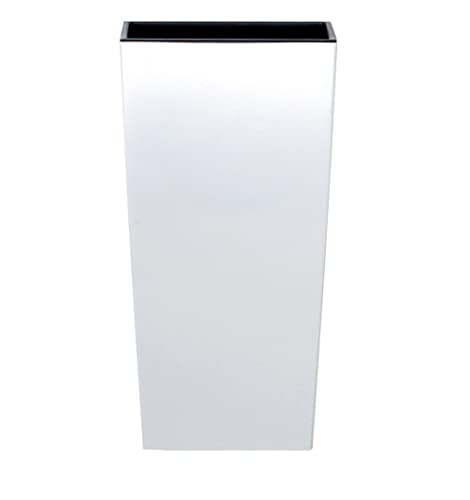 Blumentopf 50cm Weiß Übertopf Blumen Pflanzen Kübel Pflanzkübel Eckig...