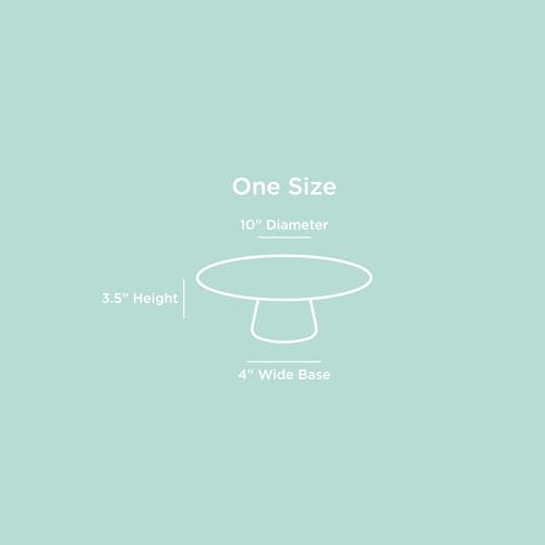 The Cake Stand – 10 Inch Gloss Ceramic Pedestal Cake Stand, Modern Footed Dessert Stand for Cakes, Cupcakes, Cookies & More (Periwinkle) by PTB - Image 9