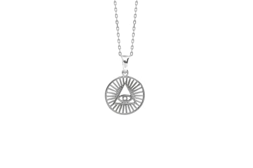 Pendentif œil d'Horus en argent à porter au quotidien avec élégance