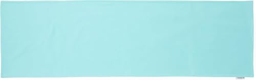 COMODO 透けにくい厚生地 抱き枕カバー (日本製 / 160×50p / アイスブルー) 無地 (サイドファスナー/厚手) だきまくら ピローケース 洗濯可能