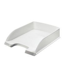 LEITZ Letter Tray Plus Standard A4 Polystyrene White Pack of 10