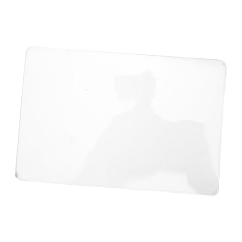 Housoutil 3pcs Transparent Acrylic Engraving Cutting Mats Die Cutting Supplies Non-slip Crafting Mats for Diy Projects Portable Durable