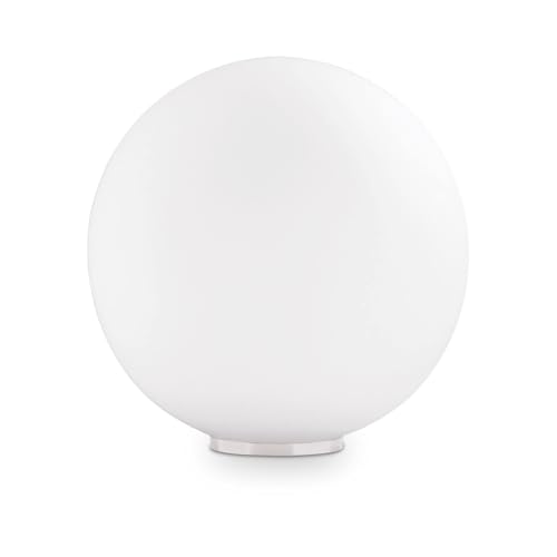 Ideal Lux Mapa TL1 D20 Lampada, Bianco, metallo
