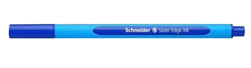 Image of Schneider Slider Edge XB Ballpoint Stick Pen, Blue Set of 5