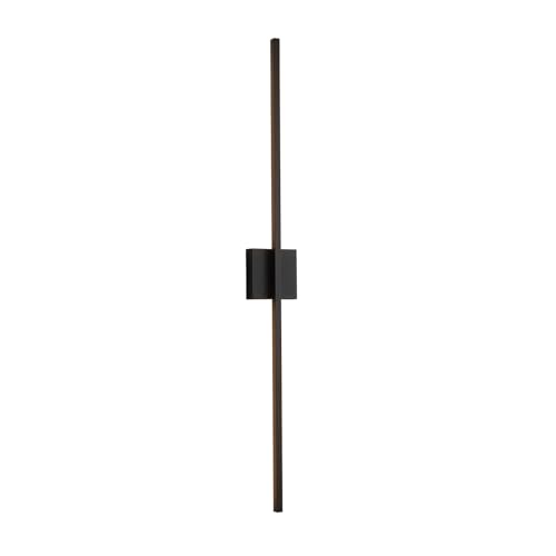 Image of Wall Sconces Set of Two, Black Modern Wall Sconce Light for Bathroom, Living Room, Bedroom, Hardwired 3000K 40''