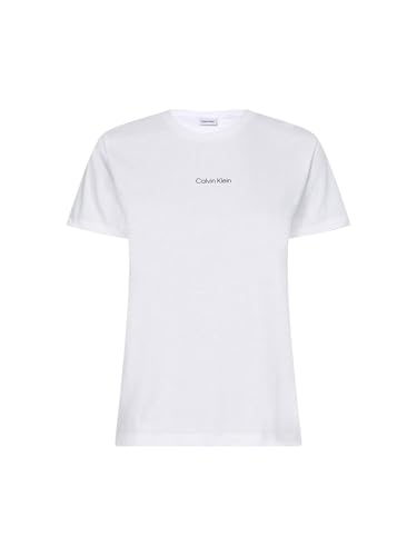T-Shirt Calvin Klein Donna Bianco haut de gamme référence K20k203754