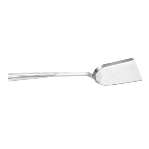 BUGUUYO Pala para Cenizas de Acero Cromado Resistente Multifuncional y Ligera para Carbón Tierra y Residuos Estufas y Chimeneas Herramienta Duradera y Portátil