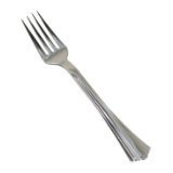 50 Pc Reflections Plastic Silver Forks Appears As Stainless Steel Single Use