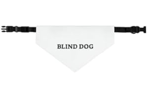 Pet Bandana Collar for Blind Dog - Adjustable Bibs