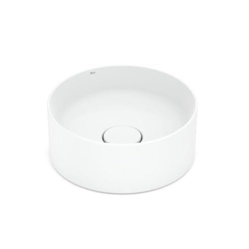 Cuba Apoio 30cm Redonda Roca T1 Terra Branco A32787u000